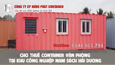 Cho thuê container văn phòng tại khu công nghiệp Nam Sách Hải Dương