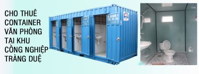 Cho thuê container văn phòng tại khu công nghiệp tràng duệ 