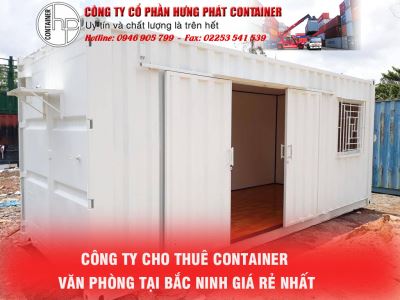 Công ty cho thuê container văn phòng tại Bắc Ninh giá rẻ nhất