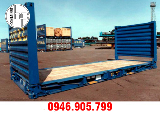 Container 20 feet flat rack