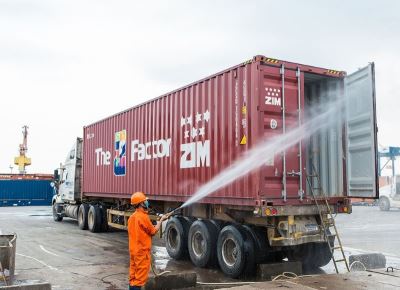 Phí vệ sinh container bao nhiêu tiền? Cách tính phí vệ sinh chi tiết