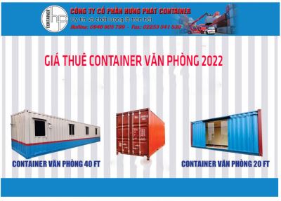 Giá thuê container văn phòng 2022 là như thế nào?