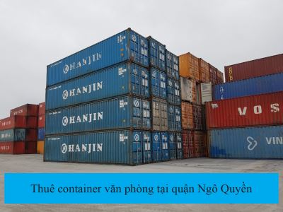Thuê container văn phòng tại quận Ngô Quyền