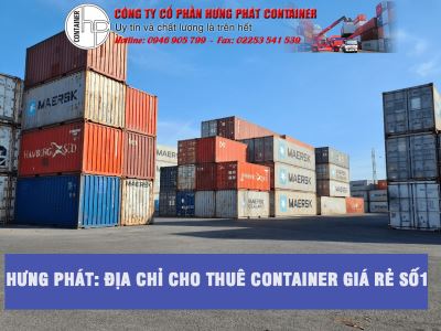 Địa chỉ cho thuê container văn phòng rẻ bất ngờ tại Hải Phòng