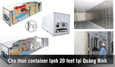 Cho thuê container lạnh 20 feet tại Quảng Ninh