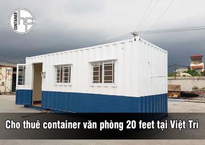 Cho thuê container văn phòng 20 feet tại Việt Trì