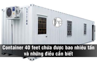 Container 40 feet chứa được bao nhiêu tấn
