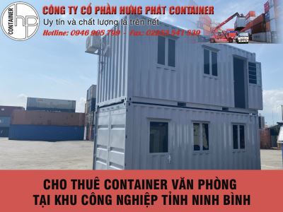 Cho thuê container văn phòng tại khu công nghiệp tỉnh Bắc Ninh