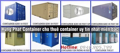 Hưng Phát Container cho thuê container uy tín nhất miền bắc