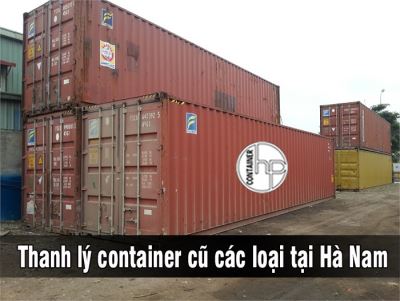 Thanh lý container cũ các loại tại Hà Nam