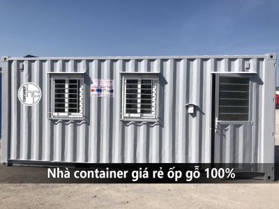 Bán nhà container giá rẻ ốp gỗ 100%
