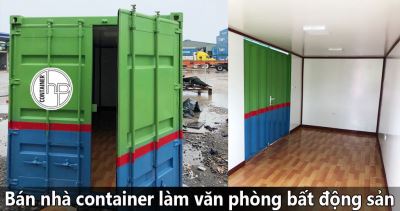 Bán nhà container làm văn phòng bất động sản