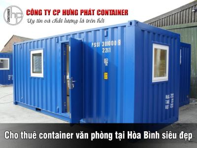 Cho thuê container văn phòng tại Hòa Bình siêu đẹp