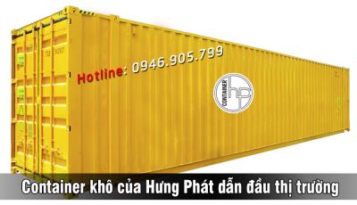 Container khô của Hưng Phát dẫn đầu thị trường