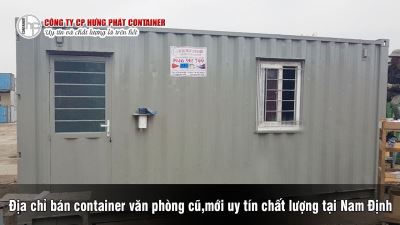 Địa chỉ bán container văn phòng cũ, mới uy tín chất lượng tại Nam Định
