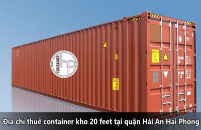 Địa chỉ thuê container kho 20 feet tại quận Hải An Hải Phòng