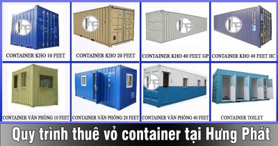 Quy trình thuê vỏ container tại Hưng Phát