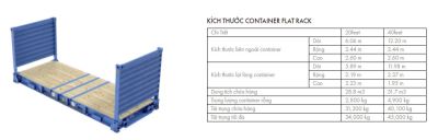 Container mặt phẳng là gì ? Ứng dụng của container mặt phẳng trong vận tải ?
