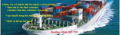 Dịch vụ mua bán và cho thuê container kho ở các khu công nghiệp tại Quảng Ninh ?