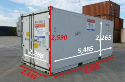 Mua container lạnh 20 feet giá rẻ tại Hà Nội ?