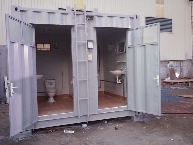 Nhà vệ sinh container được thế kế như thế nào?