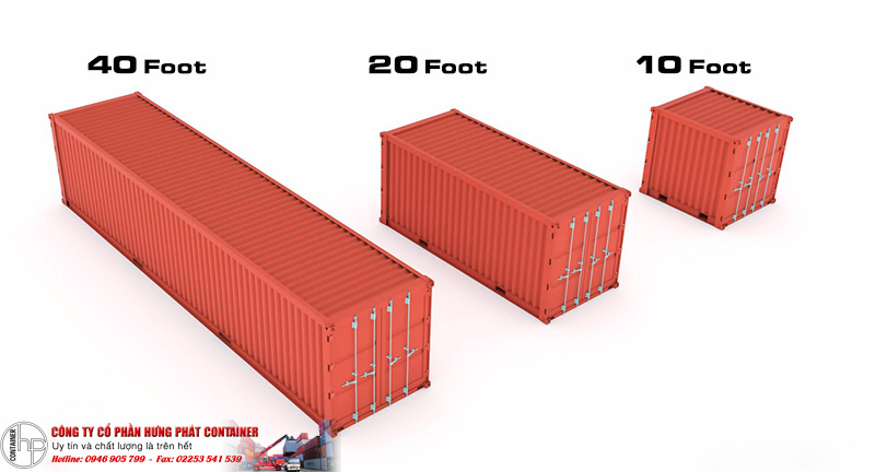 Phân biệt các loại kích thước container 20DC, 40DC, 40HC, 20RF, 40RH - phần 2