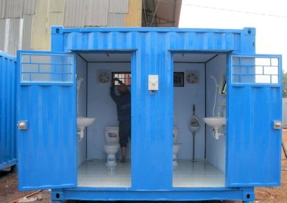 Bán - cho thuê container toilet 2 buồng tại Bắc Ninh