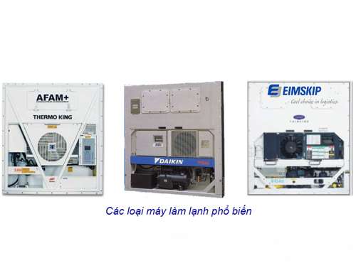 Các loại máy lạnh phổ biến trong container lạnh 
