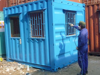Cho thuê container bảo vệ giá rẻ ở Hà Nội - Hưng phát container - Ảnh 1