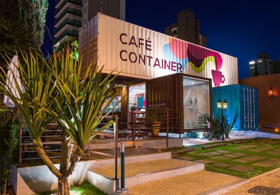 Container cafe từ vỏ container lạnh đẹp và độc lạ nhất - Ảnh 1