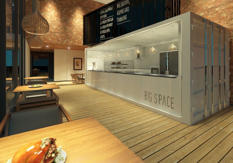 Container cafe từ vỏ container lạnh đẹp và độc lạ nhất - Ảnh 3