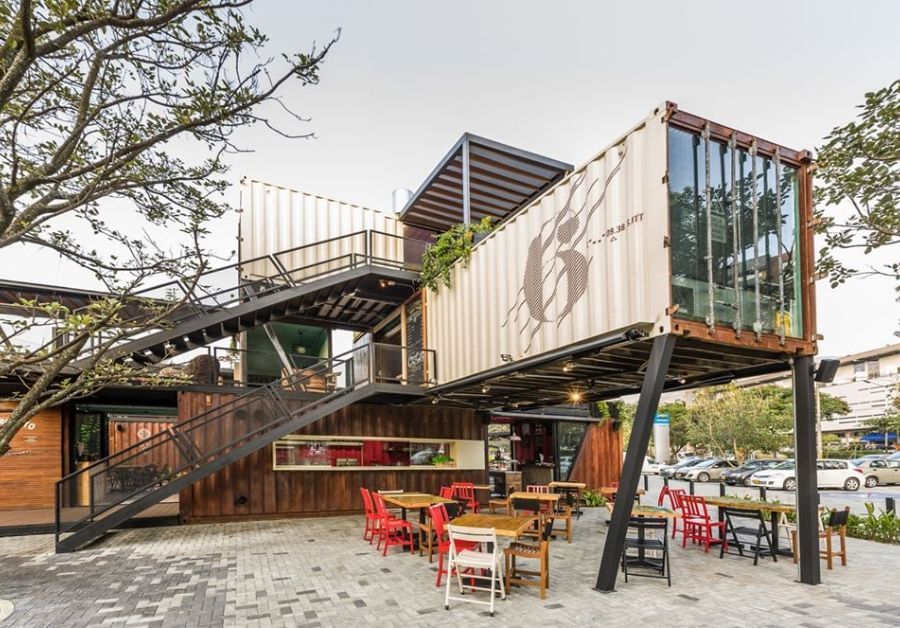 Container cafe từ vỏ container lạnh đẹp và độc lạ nhất - Ảnh 4