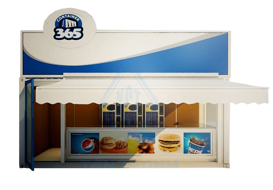 Container gian hàng làm từ vỏ container lạnh hot nhất - Ảnh 2