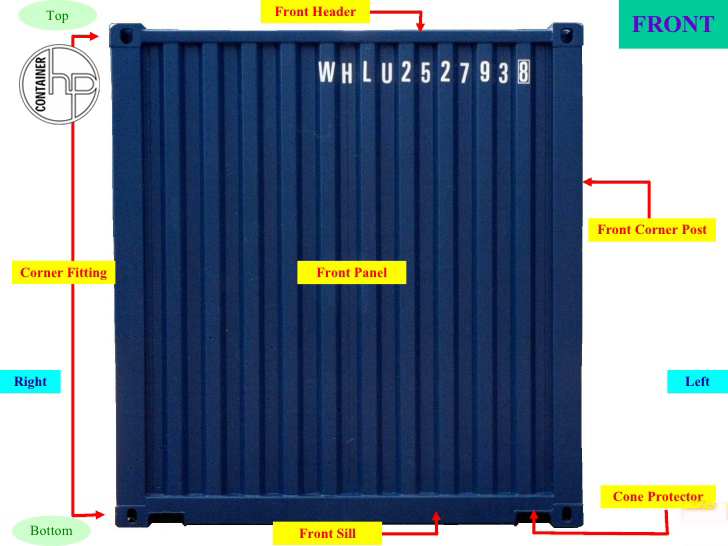 Mặt trước container