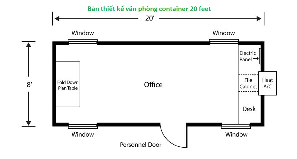 Những kích thước container tiêu chuẩn phổ biến hiện nay - Ảnh 1