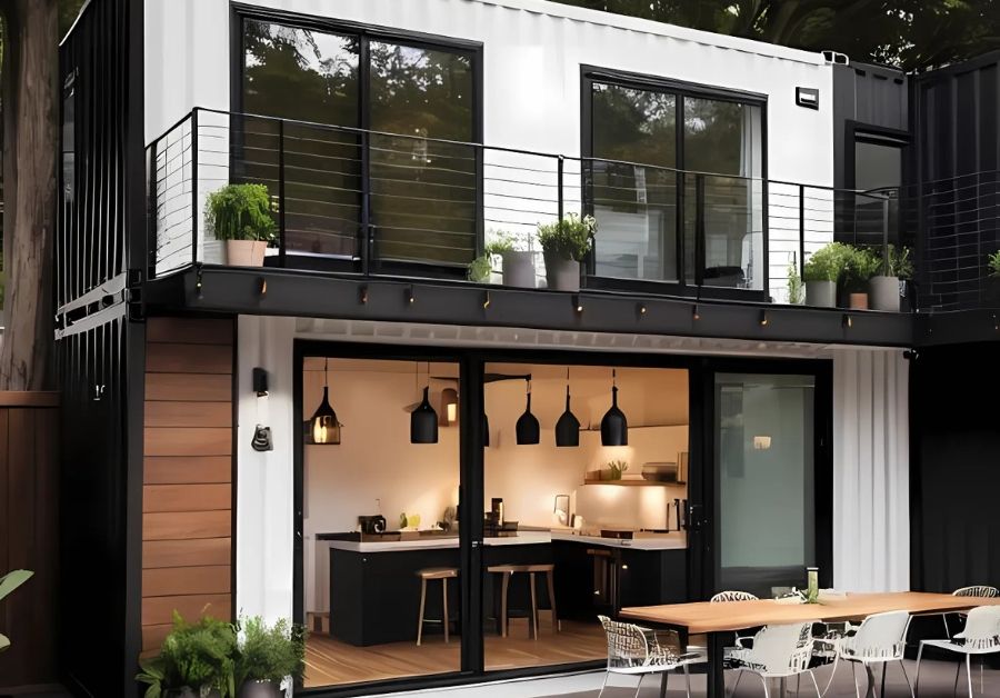 Tổng hợp 20+ Mẫu nhà container 40 feet 2 tầng siêu đẹp - Ảnh 12