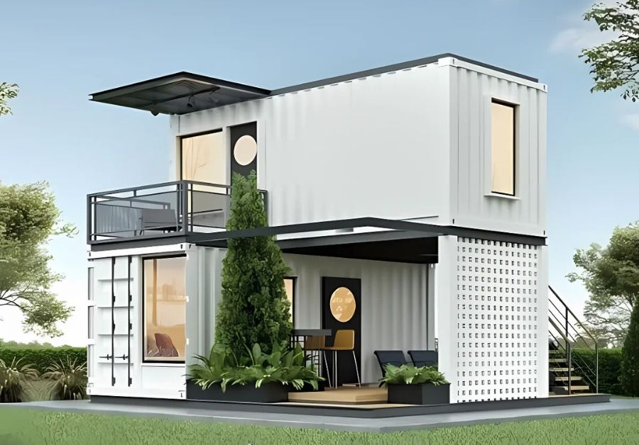 Tổng hợp 20+ Mẫu nhà container 40 feet 2 tầng siêu đẹp - Ảnh 3