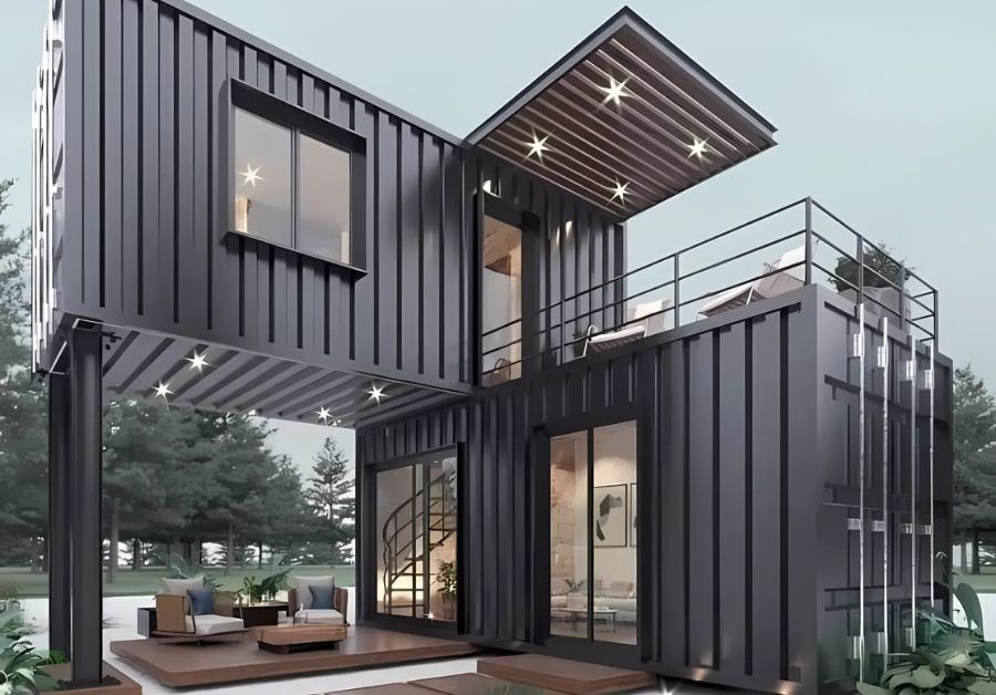 Tổng hợp 20+ Mẫu nhà container 40 feet 2 tầng siêu đẹp - Ảnh 5
