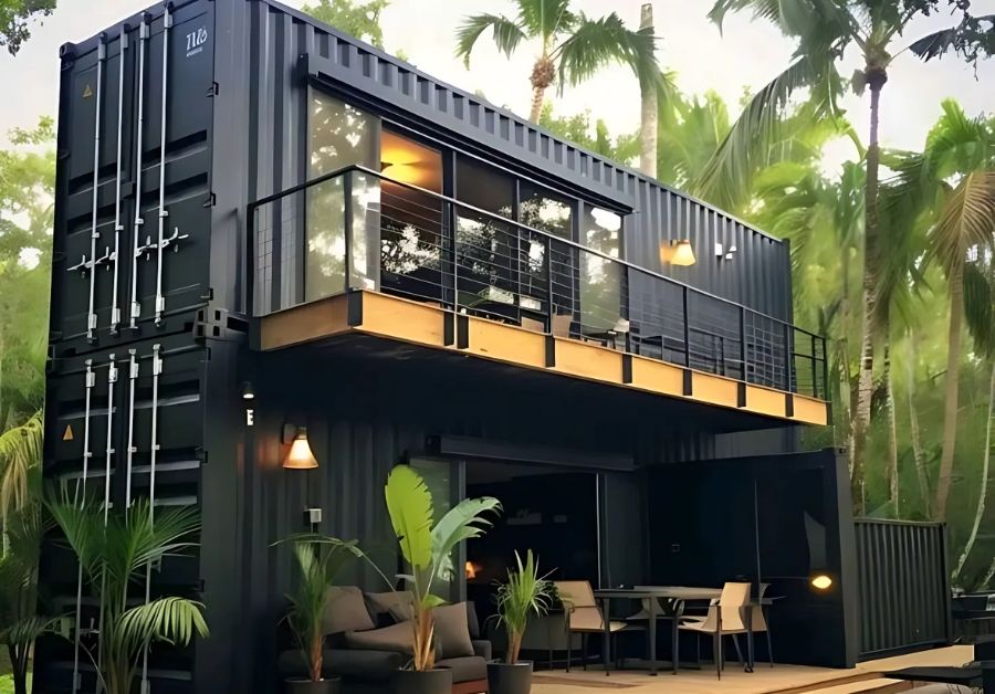 Tổng hợp 20+ Mẫu nhà container 40 feet 2 tầng siêu đẹp - Ảnh 6