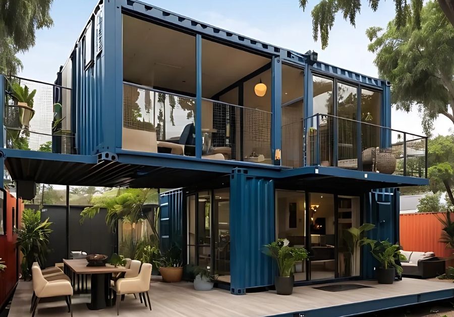 Tổng hợp 20+ Mẫu nhà container 40 feet 2 tầng siêu đẹp - Ảnh 7