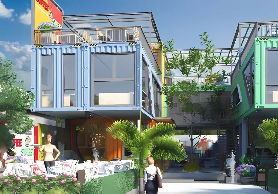 Top 50+ mẫu quán trà sữa container thiết kế ấn tượng - Ảnh 10
