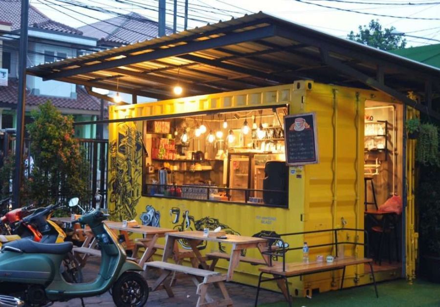 Top 50+ mẫu quán trà sữa container thiết kế ấn tượng - Ảnh 1