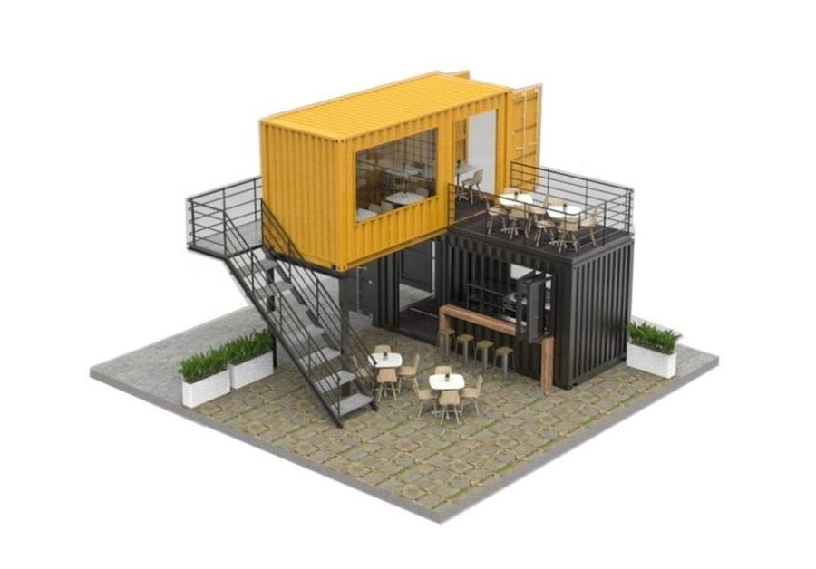 Top 50+ mẫu quán trà sữa container thiết kế ấn tượng - Ảnh 16