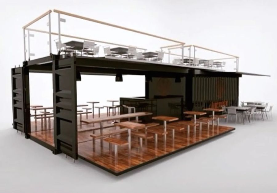 Top 50+ mẫu quán trà sữa container thiết kế ấn tượng - Ảnh 20
