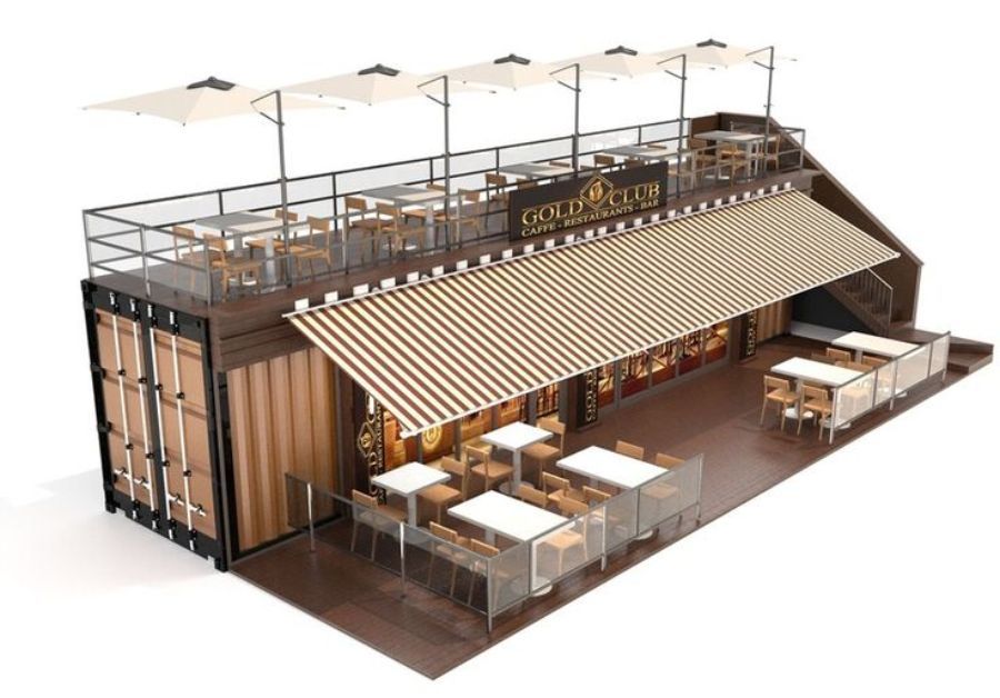 Top 50+ mẫu quán trà sữa container thiết kế ấn tượng - Ảnh 21
