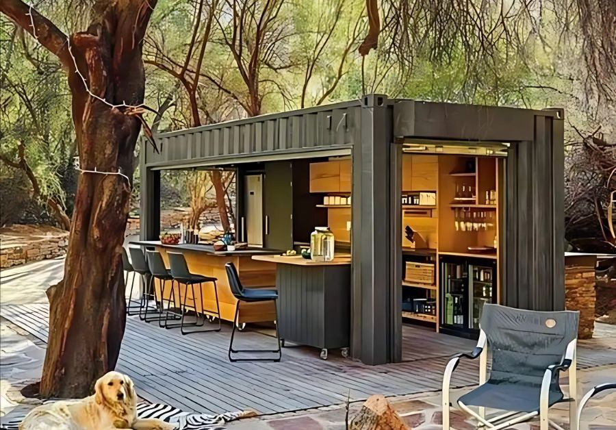Top 50+ mẫu quán trà sữa container thiết kế ấn tượng - Ảnh 24