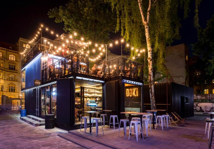 Top 50+ mẫu quán trà sữa container thiết kế ấn tượng - Ảnh 29