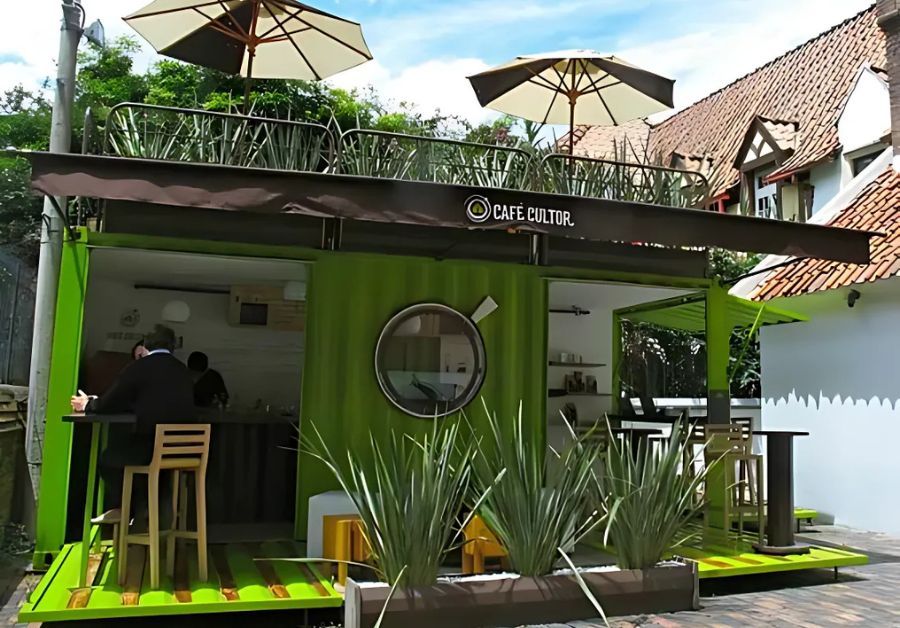 Top 50+ mẫu quán trà sữa container thiết kế ấn tượng - Ảnh 31