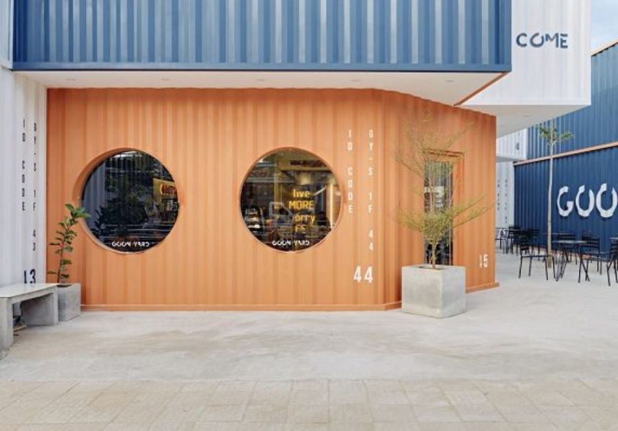 Top 50+ mẫu quán trà sữa container thiết kế ấn tượng - Ảnh 45