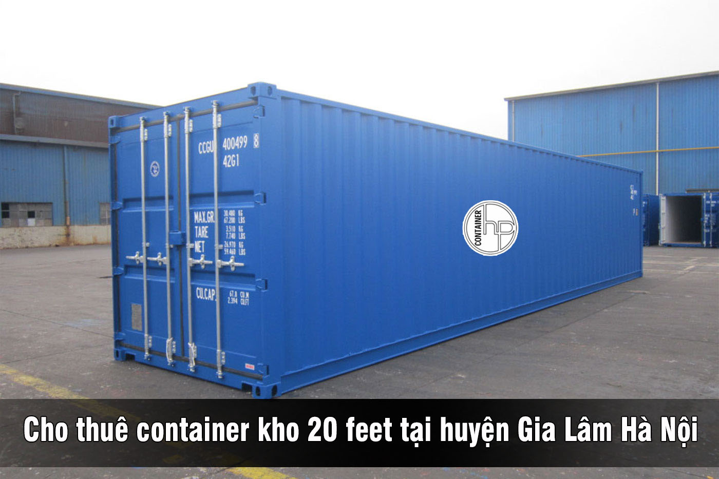 Cho thuê container kho 20 feet tại huyện Gia Lâm Hà Nội